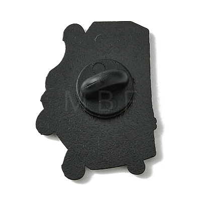 Black Alloy Brooches JEWB-O013-12B-EB-1