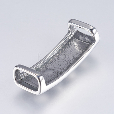 304 Stainless Steel Slide Charms STAS-I072-002AS-1