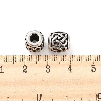 316 Surgical Stainless Steel  Beads STAS-Q304-29AS-1