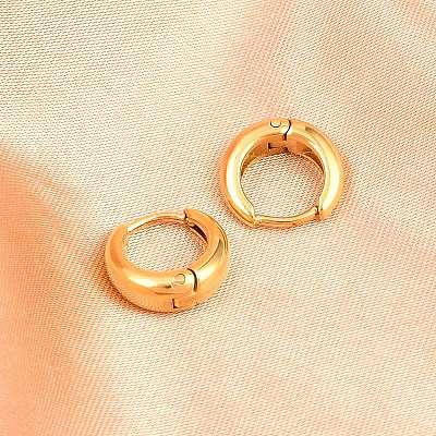 316 Surgical Stainless Hoop Earrings EJEW-C160-06B-G-1