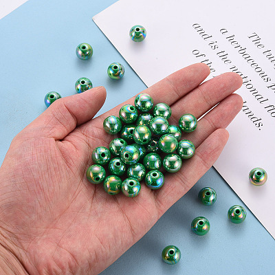 Opaque Acrylic Beads MACR-S370-D12mm-24-1