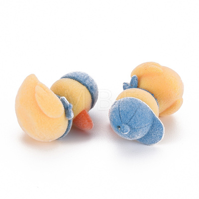 Flocky Plastic Beads KY-Q056-013-1