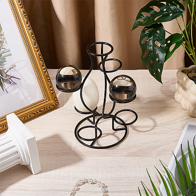 7-Slot Alloy Easter Egg Display Stands ODIS-WH20010-13B-EB-1
