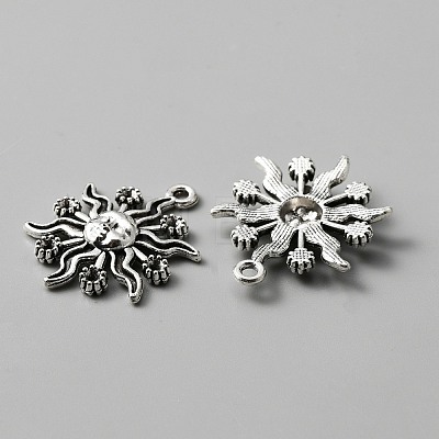 Tibetan Style Alloy Pendants FIND-CJC0012-028-1