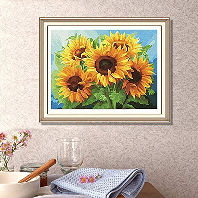 Sunflower DIY Diamond Painting Kits PW-WG97014-01-1