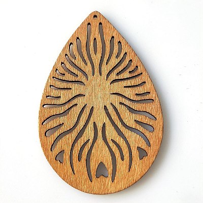 Maple Wood Pendants WOOD-TAC0007-22-1