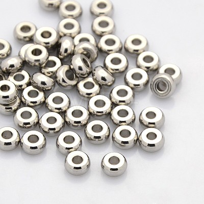 Rondelle 304 Stainless Steel Beads STAS-N044-23-1