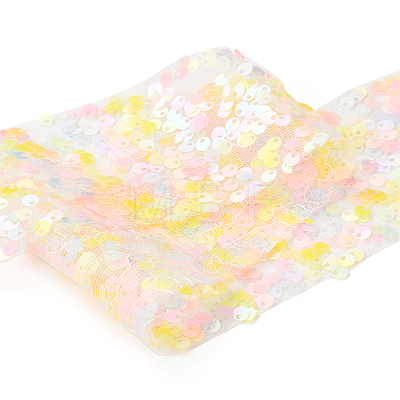Polyester Elastic Sequin Ribbons OCOR-L045-A05-1