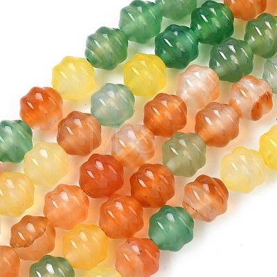 Natural Agate Beads Strands G-Z115-B01-1