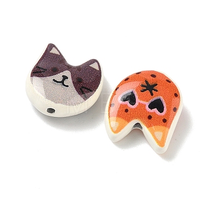 Spray Painted Alloy Beads LS-FIND-Z109-01D-1