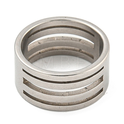 201 Stainless Steel Rings RJEW-A034-10P-1-1