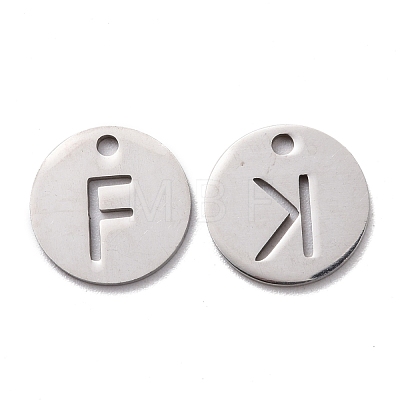 201 Stainless Steel Charms STAS-Q201-T051P-1