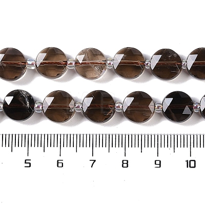 Natural Smoky Quartz Beads Strands G-N342-11-1