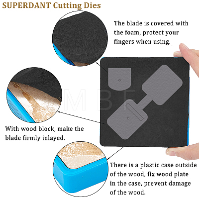 SUPERDANT 1Pc Wood Cutting Dies DIY-SD0001-93B-02-1