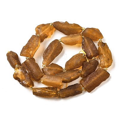 Raw Rough Natural Amber Beads Strands G-B125-C01-02-1