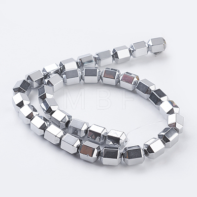 Electroplate Non-magnetic Synthetic Hematite Beads Strands G-F534-A-1