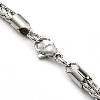 304 Stainless Steel Chain Necklaces NJEW-P295-04P-1
