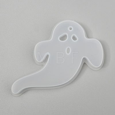 Halloween DIY Ghost Pendant Silicone Molds DIY-P006-51-1