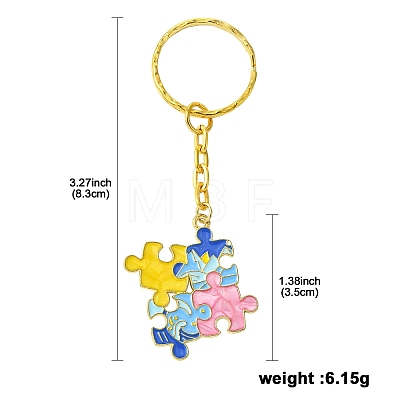 Alloy Enamel Keychain KEYC-YW00086-01-1