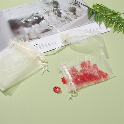 Organza Gift Bags with Drawstring OP-R016-10x15cm-19-1