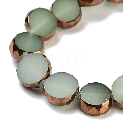 Imitation Jade Glass Beads Strands GLAA-H032-03-05-1