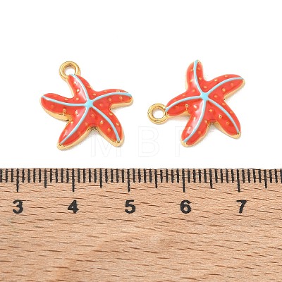 304 Stainless Steel Enamel Pendants STAS-Q119-08G-09-1