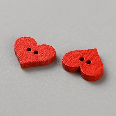 2-Hole Wooden Buttons BUTT-WH20005-06-1