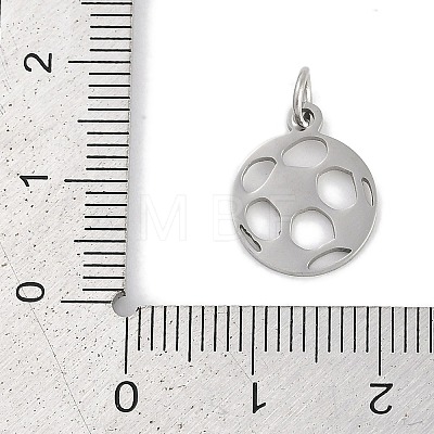 304 Stainless Steel Charms STAS-R135-13P-1