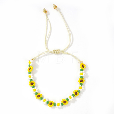 Handmade Plastic Beaded Link Bracelets CB6156-3-1