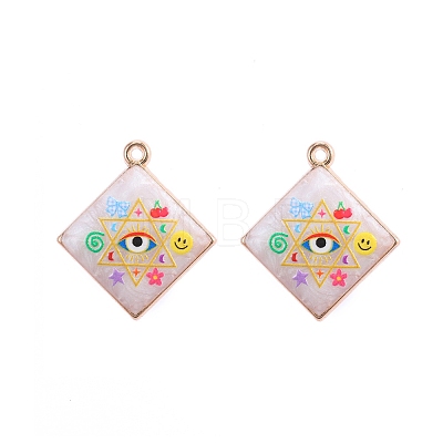 Alloy Enamel Pendants PW-WGD0087-04-1