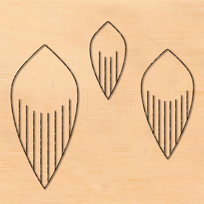 Wood Cutting Dies DIY-WH0166-41A-1