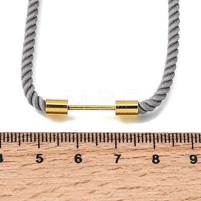 3MM Round Nylon Milan Cord Necklaces Making NJEW-H091-01G-26-1