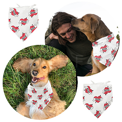 Cotton Dog's Kerchief AJEW-WH0503-031-1