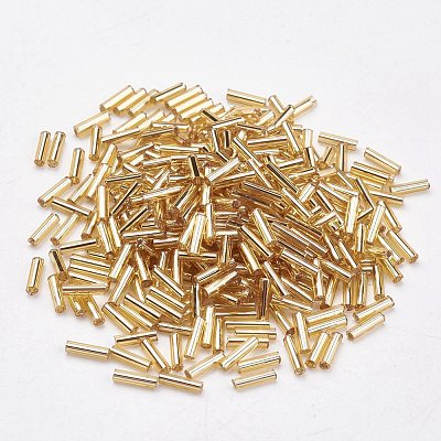 Glass Bugle Beads SEED-E001-6mm-22-1