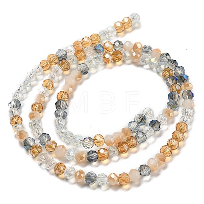 Glass Beads Strands EGLA-A034-M4mm-37-1