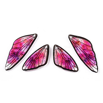 Transparent Resin Wing Pendants Set RESI-TAC0021-01B-1