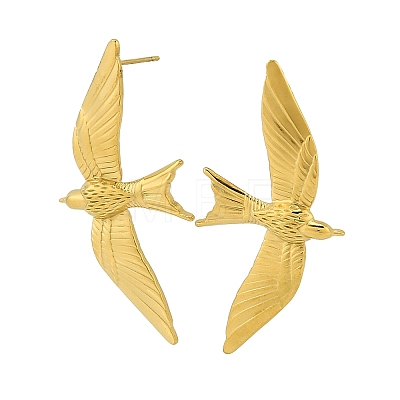 304 Stainless Steel Stud Earrings EJEW-D361-04G-1
