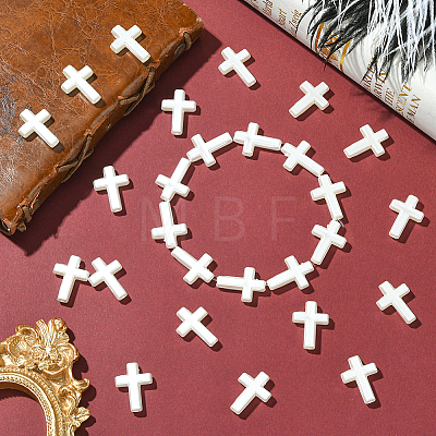 100Pcs Resin Imitation Pearl Beads RESI-SC0036-40-1