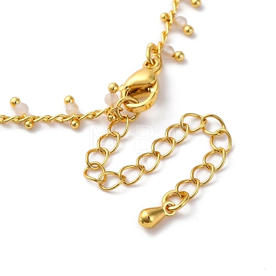 Brass Cable Chain Necklace Making KK-K337-12G-05-1
