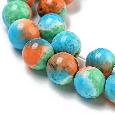 Synthetic Imperial Jasper Beads Strands G-N342-25A-1-1