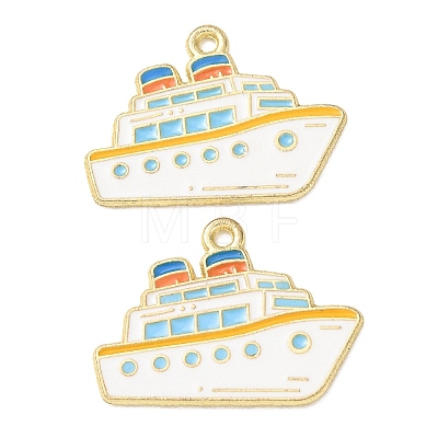 Ocean Alloy Enamel Pendants ENAM-B041-01P-1