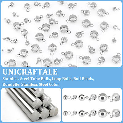Unicraftale 304 Stainless Steel Tube Bails STAS-UN0002-69P-1