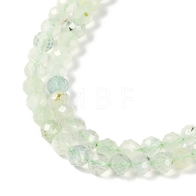 Natural Prehnite Beads Strands G-G139-A05-03-1