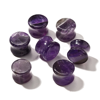 Natural Amethyst Ear Plugs Gauges G-I359-12A-1