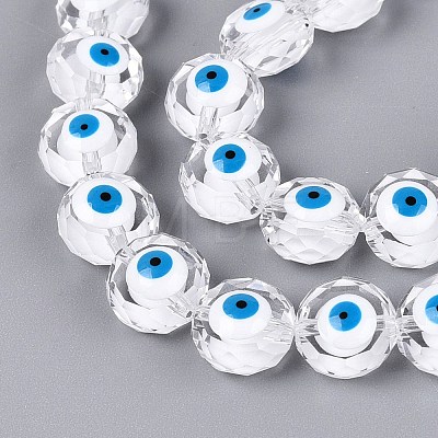 Glass Enamel Beads Strands GLAA-Q112-01A-07-1
