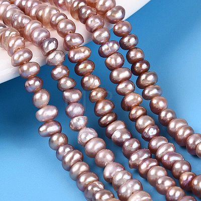 Natural Cultured Freshwater Pearl Beads Strand PEAR-N015-04C-02C-1