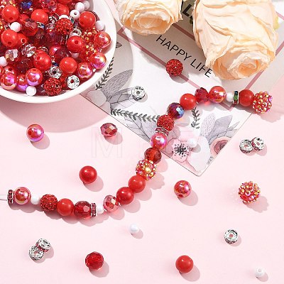 200 Pcs DIY Beads Findings Kits DIY-CJ0003-47-1