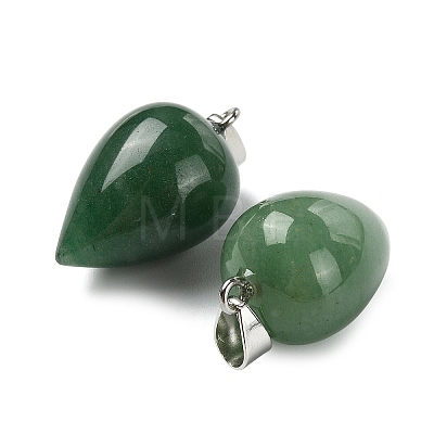 Natural Green Aventurine Pendants GG-K002-13Q-1