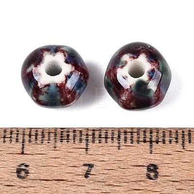 Vintage Handmade Porcelain Beads PORC-Q006-07L-1
