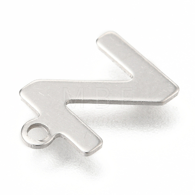 Non-Tarnish 201 Stainless Steel Charms X-STAS-C021-06P-Z-1